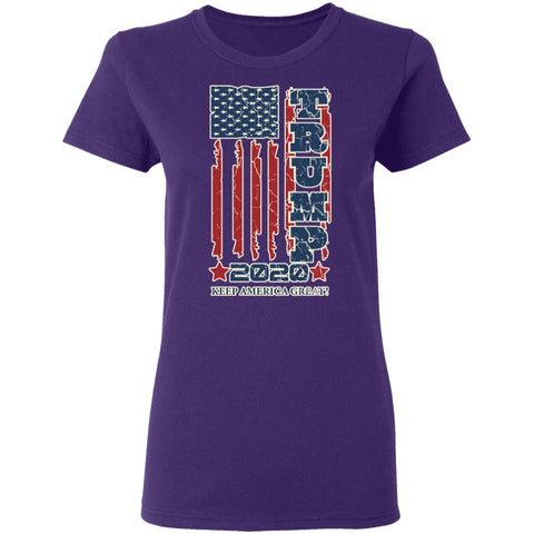 Image of Trump 2020 Shadow Design Edition Ladies' T-Shirt - Alexecom.com