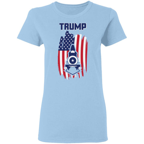 Image of Trump 2020 Shadow Design Edition Ladies' T-Shirt - Alexecom.com