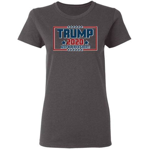 Image of Trump 2020 Shadow Design Edition Ladies' T-Shirt - Alexecom.com