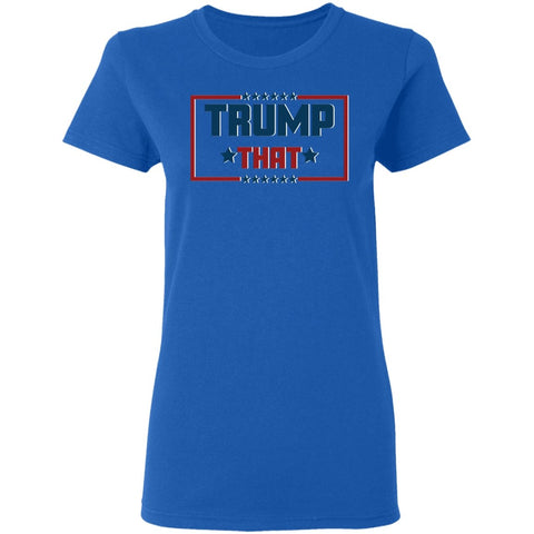Image of Trump 2020 Shadow Design Edition Ladies' T-Shirt - Alexecom.com