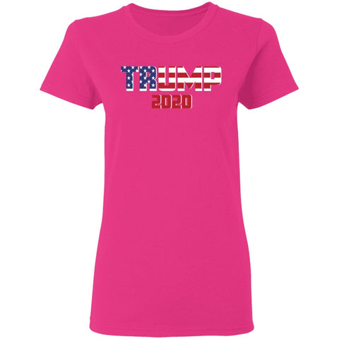 Image of Trump 2020 Shadow Design Edition Ladies' T-Shirt - Alexecom.com