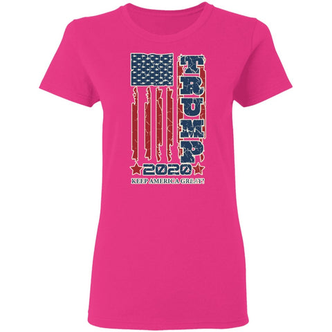 Image of Trump 2020 Shadow Design Edition Ladies' T-Shirt - Alexecom.com