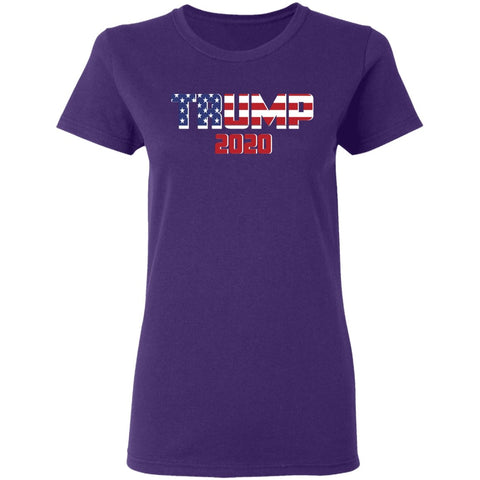 Image of Trump 2020 Shadow Design Edition Ladies' T-Shirt - Alexecom.com