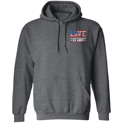 Image of Veteran Design Double Side Printed Pullover Hoodie - Alexecom.com
