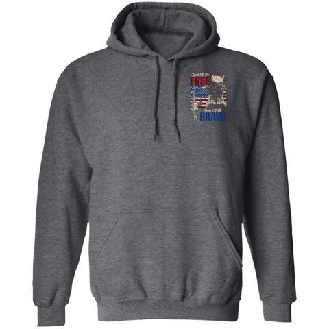 Image of Veteran Design Double Side Printed Pullover Hoodie - Alexecom.com