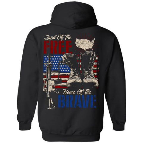 Image of Veteran Design Double Side Printed Pullover Hoodie - Alexecom.com