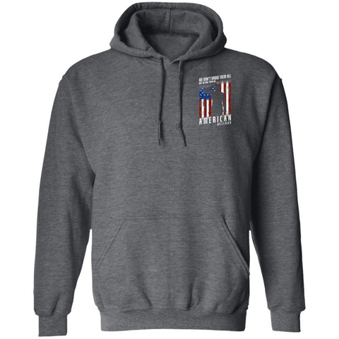 Image of Veteran Design Double Side Printed Pullover Hoodie - Alexecom.com