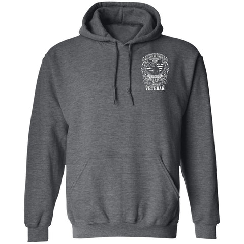 Image of Veteran Design Double Side Printed Pullover Hoodie - Alexecom.com