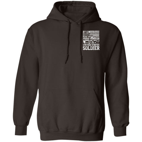 Image of Veteran Design Double Side Printed Pullover Hoodie - Alexecom.com