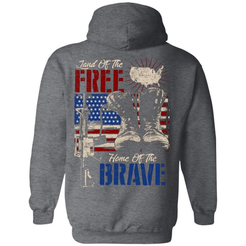 Image of Veteran Design Double Side Printed Pullover Hoodie - Alexecom.com
