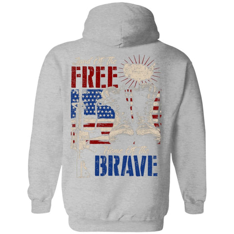 Image of Veteran Design Double Side Printed Pullover Hoodie - Alexecom.com