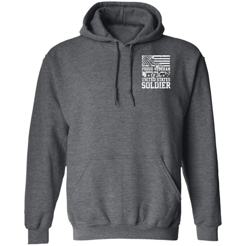 Image of Veteran Design Double Side Printed Pullover Hoodie - Alexecom.com