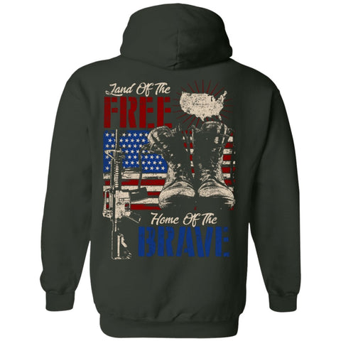 Image of Veteran Design Double Side Printed Pullover Hoodie - Alexecom.com