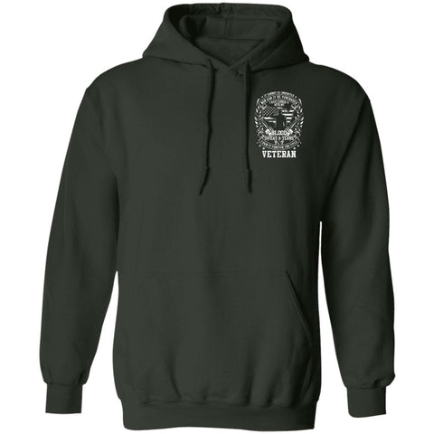 Image of Veteran Design Double Side Printed Pullover Hoodie - Alexecom.com
