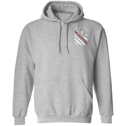 Image of Veteran Design Double Side Printed Pullover Hoodie - Alexecom.com