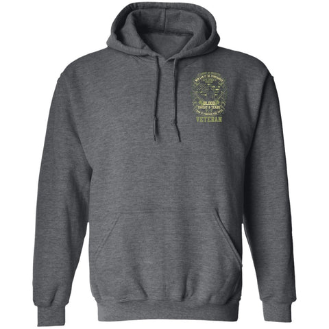Image of Veteran Design Double Side Printed Pullover Hoodie - Alexecom.com