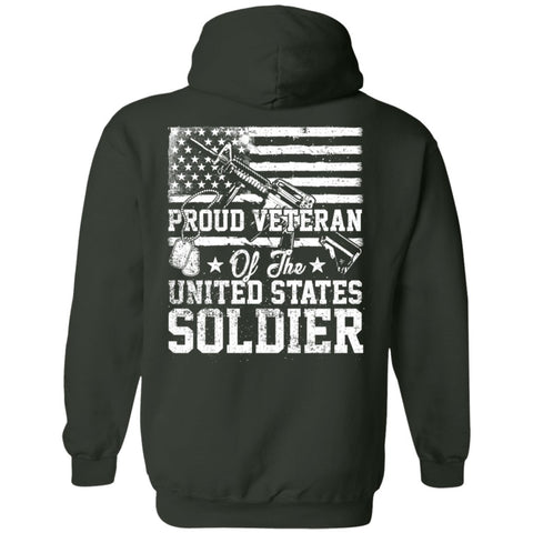 Image of Veteran Design Double Side Printed Pullover Hoodie - Alexecom.com