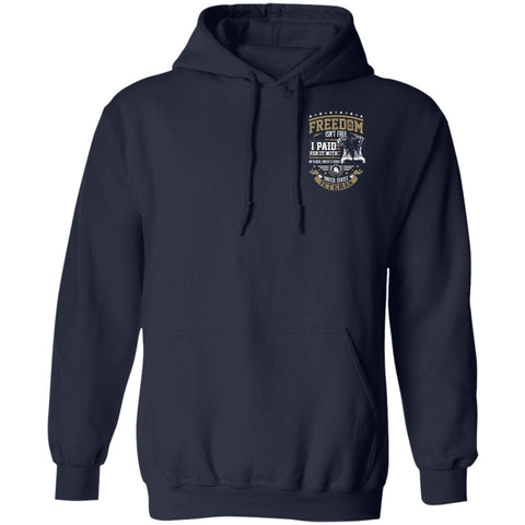 Image of Veteran Design Double Side Printed Pullover Hoodie - Alexecom.com