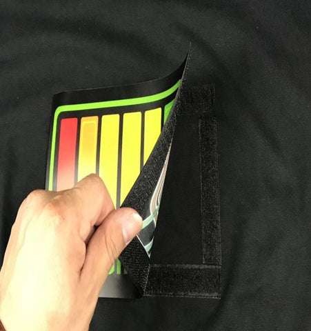 Image of Vibrating sound with the battery led voice control music luminous electric di T-shirt men and women couples luminous clothes cotton short sleeve - Alexecom.com