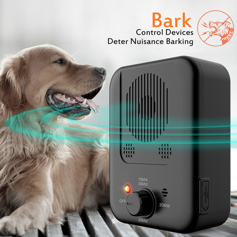 Image of Pets Dog Anti Barking Device Pet Dog Ultrasonic Anti Barking Collars Repeller Outdoor Dogs Stop No Bark Control Training Device Supplies
