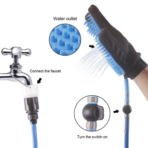 Image of Pet Dog Shower Head Handheld Cat Bathing Shower Tool