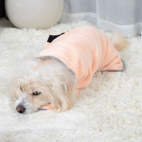 Image of Quick-drying Pet Absorbent Towel Dog Bathrobe Pet Dog Bath Towel For Dogs Cats Microfiber Absorbent Pet Drying Towel Pet Supplies Pet Products