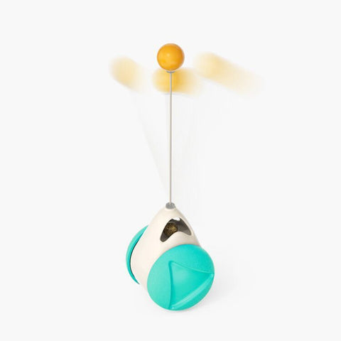 Image of Cat Rotating Windmill Multi-Function Toys Itch Scratching Device Teeth Shining Toy