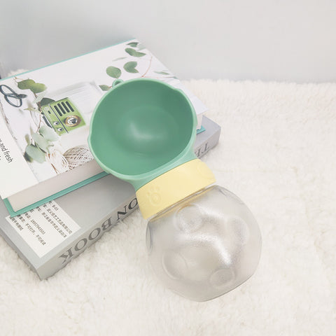 Image of Dog Water Bottle Portable Travel Pet Drinker Leak Proof Dog Bowl Food Cat Fountain Outdoor Walking Drinking Bottle Dogs Feeder