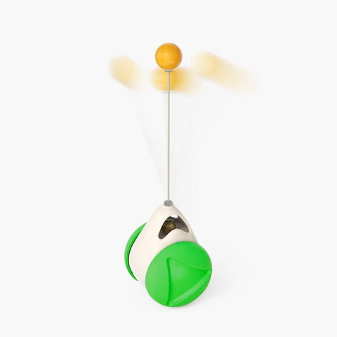 Image of Cat Rotating Windmill Multi-Function Toys Itch Scratching Device Teeth Shining Toy