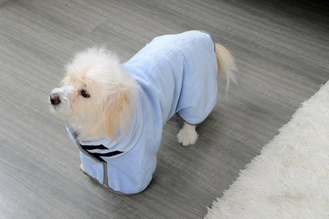 Image of Quick-drying Pet Absorbent Towel Dog Bathrobe Pet Dog Bath Towel For Dogs Cats Microfiber Absorbent Pet Drying Towel Pet Supplies Pet Products