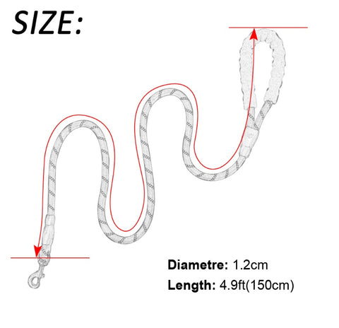 Image of Reflective Dog Leash Nylon Pet Dog Leash Rope For Small Medium Large Dogs Walking Training Pet Suppiles