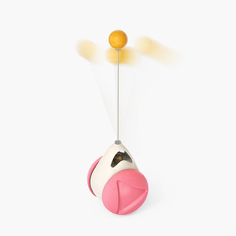 Image of Cat Rotating Windmill Multi-Function Toys Itch Scratching Device Teeth Shining Toy