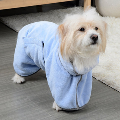 Image of Quick-drying Pet Absorbent Towel Dog Bathrobe Pet Dog Bath Towel For Dogs Cats Microfiber Absorbent Pet Drying Towel Pet Supplies Pet Products