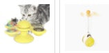 Image of Cat Rotating Windmill Multi-Function Toys Itch Scratching Device Teeth Shining Toy
