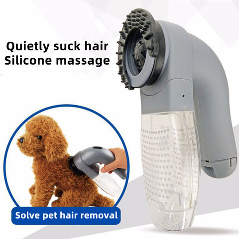 Image of Electric Pet Hair Portable Pet Massage Cleaning Vacuum Cleaner