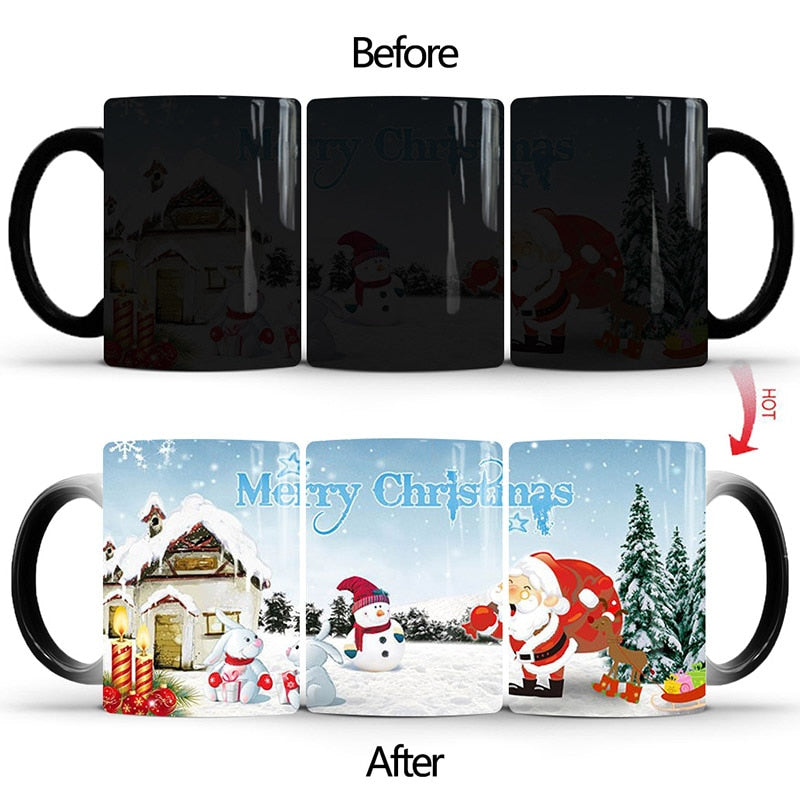 Christmas Temperature Color Changing Mugs