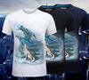 2020 men's spring t-shirt 3D men's print European and American short-sleeved T-shirt HD digital printing short sleeve - Alexecom.com