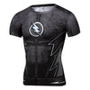 2020 new men's short sleeved T-shirts outdoor sports leisure lightning printing 3D T-shirt round collar fast dry tights - Alexecom.com
