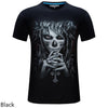 3D personalized animal print casual large size short-sleeved T-shirt male - Alexecom.com