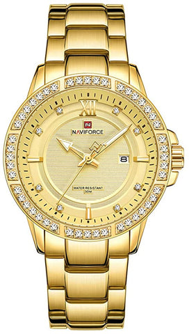 Image of Men's Classic Diamond Watches Stainless Steel Waterproof  