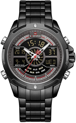 Image of Men's Waterproof Analog Digital Watches with LED Backlight 