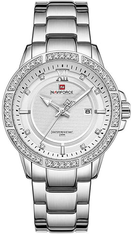 Image of Men's Classic Diamond Watches Stainless Steel Waterproof  