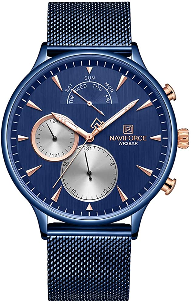 Men's Multifunction Analog Quartz Watches Waterproof 