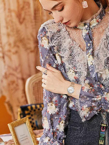 Image of Analog Stainless Steel Watches for Women with Diamond  