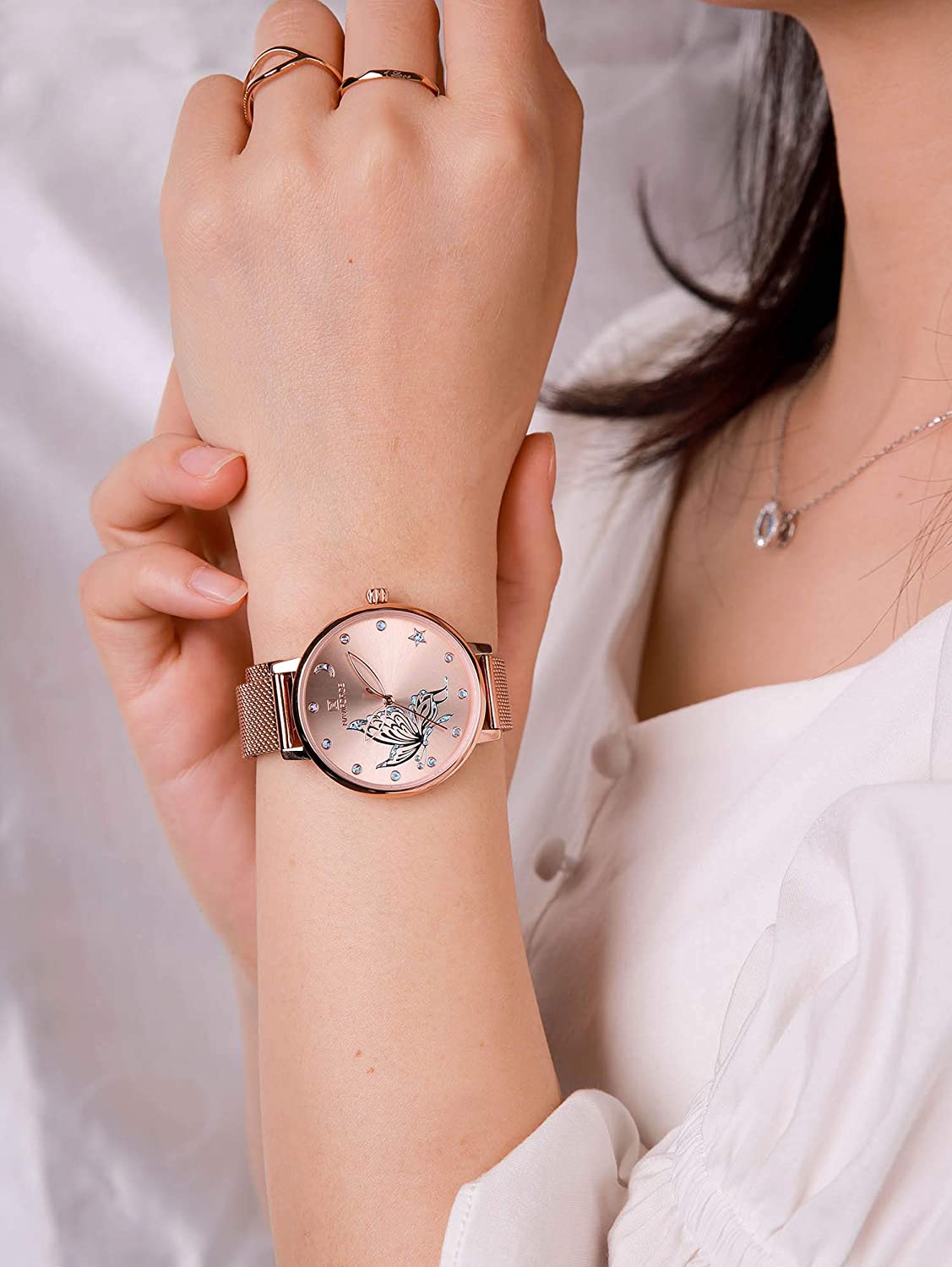 Women's Fashion Watches Waterproof Analog Luxury Wristwatch  