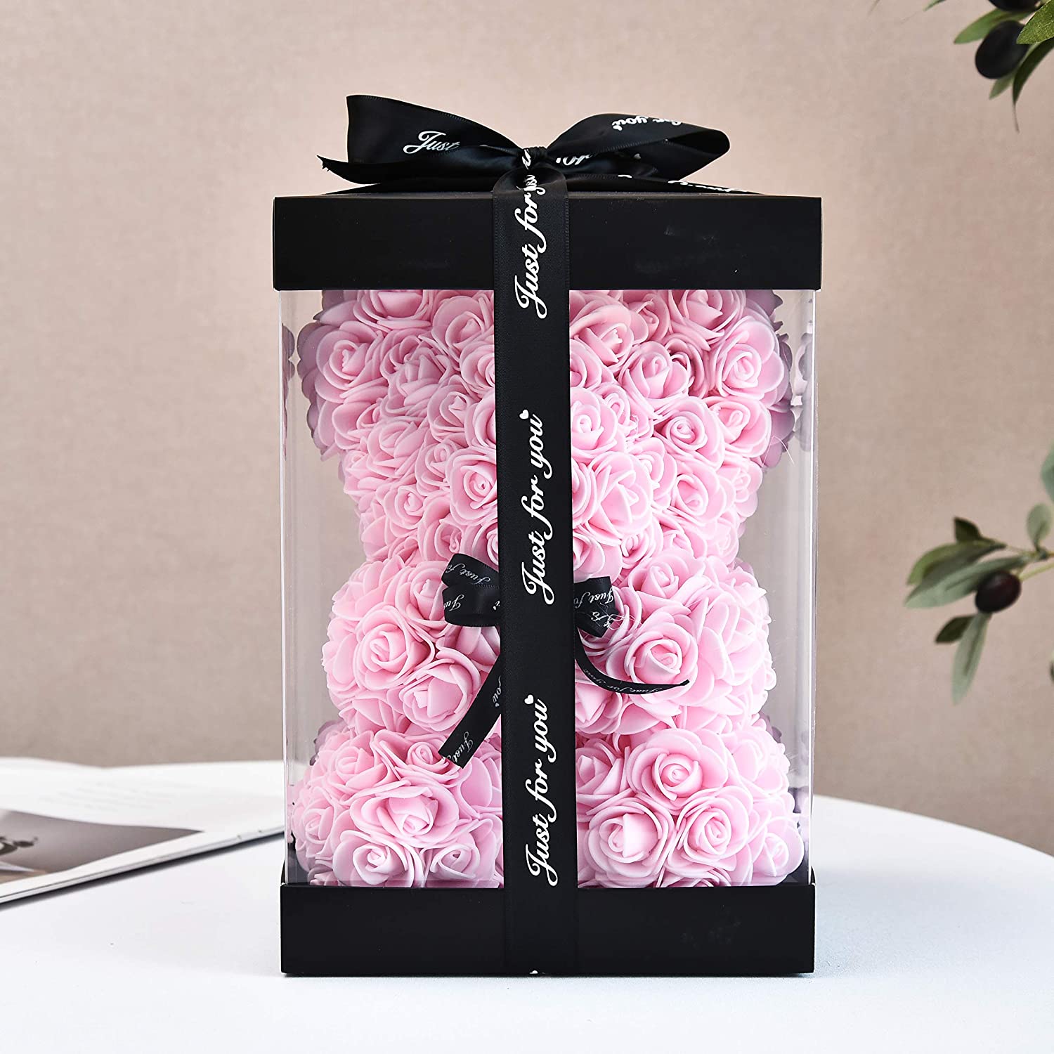 Rose Bear Rose Teddy Bear Best Gift for Valentines Day 