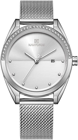 Image of Analog Stainless Steel Watches for Women with Diamond  