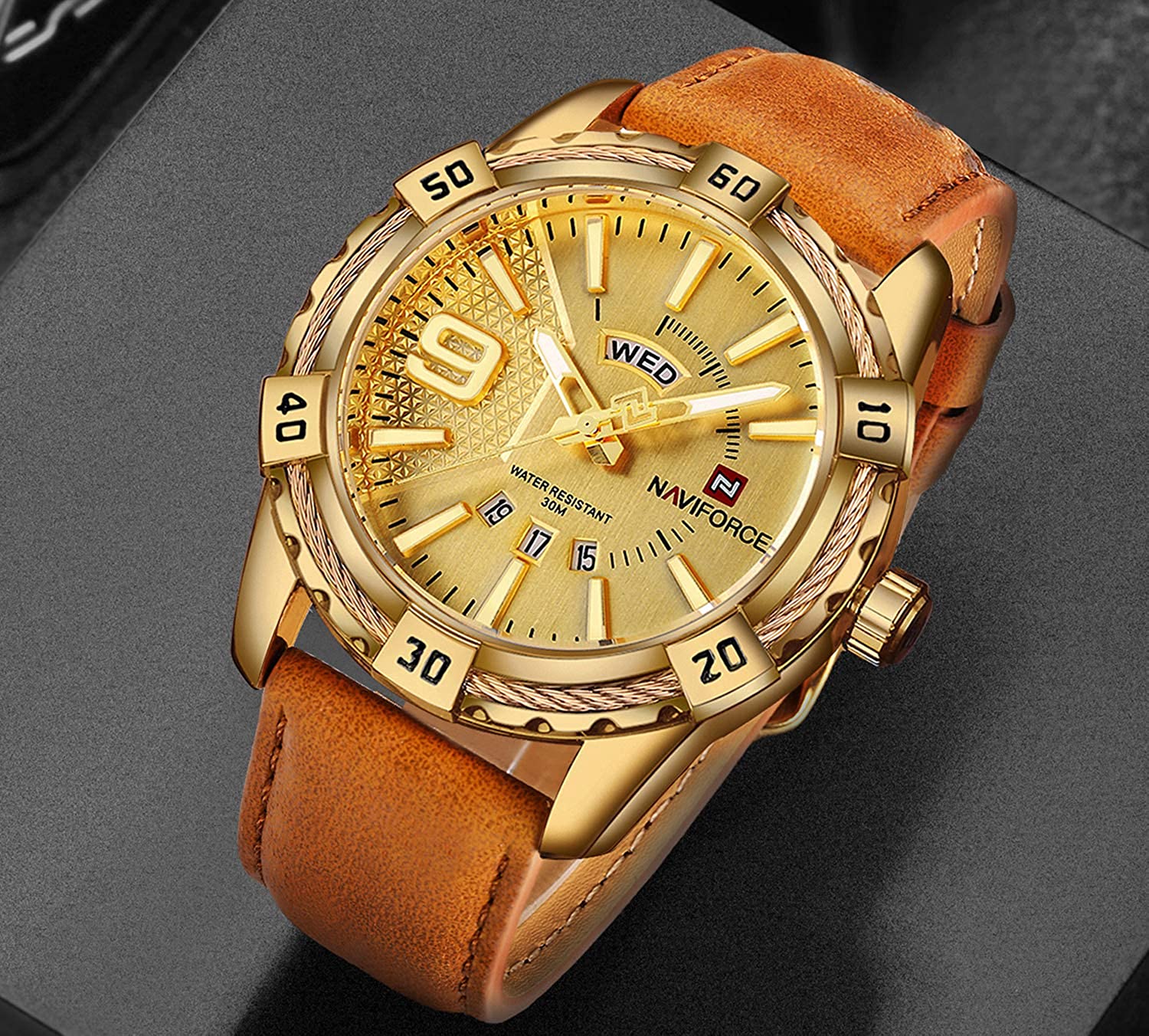 Luxury Men Sports Watches Waterproof Quartz 