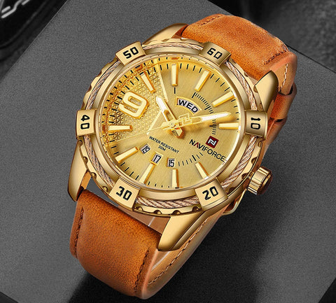 Image of Luxury Men Sports Watches Waterproof Quartz 