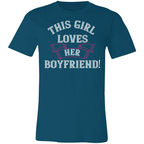 Image of Valentine Design Unisex Jersey Short-Sleeve T-Shirt